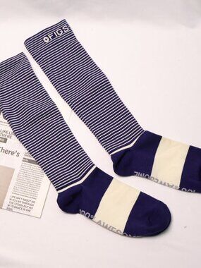 Figs Compression Socks Striped Design | Size M
